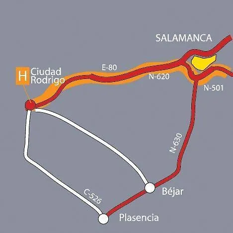 Palacio Antigua Audiencia Гостевой дом Сьюдад-Родриго